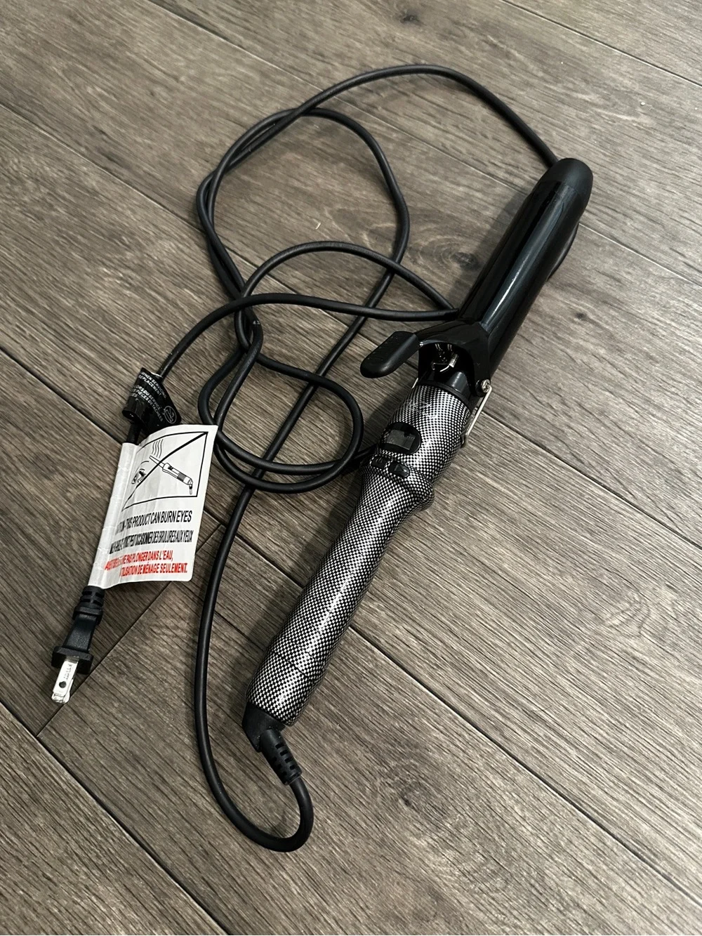 Digital Curling Iron with LCD Temperature Display Adjustable Heat Hair Styler